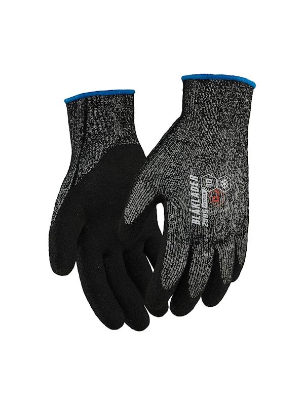 Snijbestendige handschoenen D nitril-gedipt gevoerd